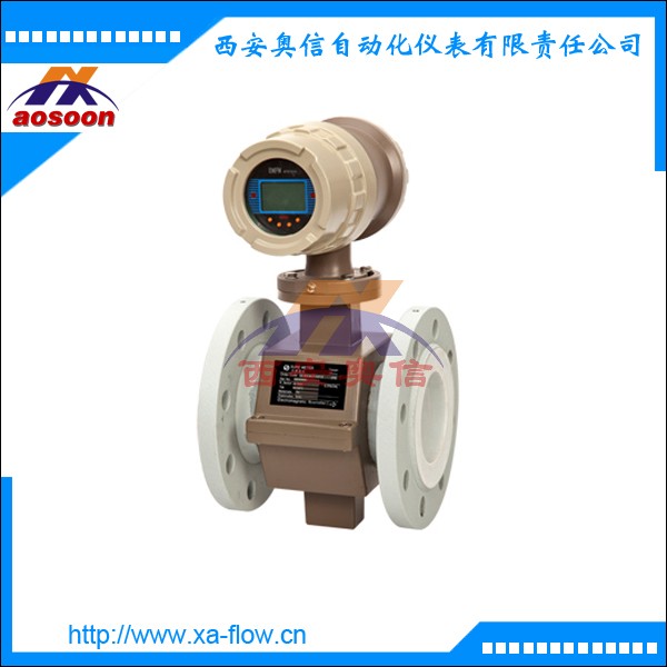 智能电磁流量计 防腐电磁流量计AXLDE-80 酸碱溶液专用电磁流量计