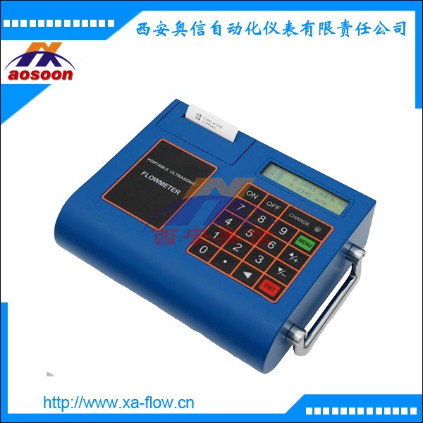 便携式超声波流量计 AXS100P 简装带打印超声波流量计 海水检测流