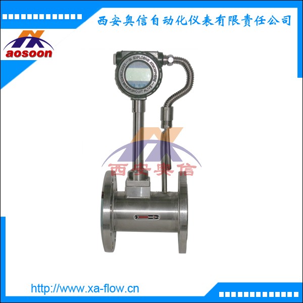  涡街流量计 温压补偿气体涡街流量计AXLUGB2408-P5 饱和蒸汽流量